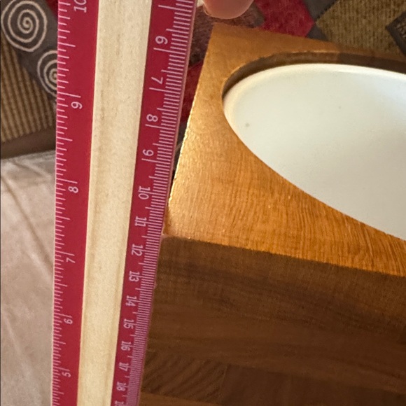 1970s Solid Black Walnut Ice Bucket w/Lid.  Midcentury Barware by Kustom Kraft. - Picture 10 of 10